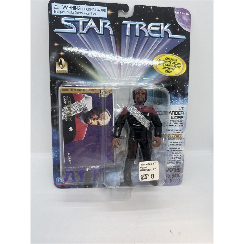 1996 Playmates STAR TREK Lt Commander Worf - Strategic Operations Officer DS9